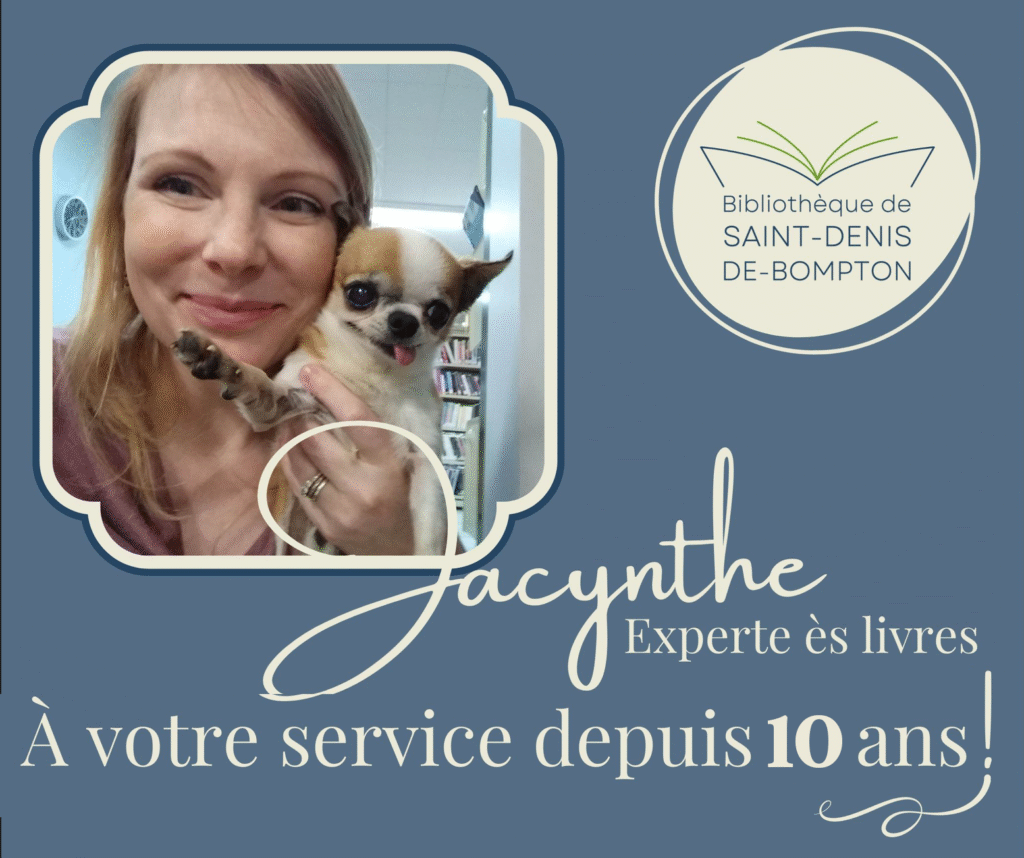 Le Saint-Denisien souligne les 10 ans de Jacynthe Paré à titre de bibliothécaire de SDDB